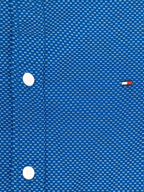 TH Lang&auml;rmeliges Baumwollhemd blauschwarz - Herrenhemden