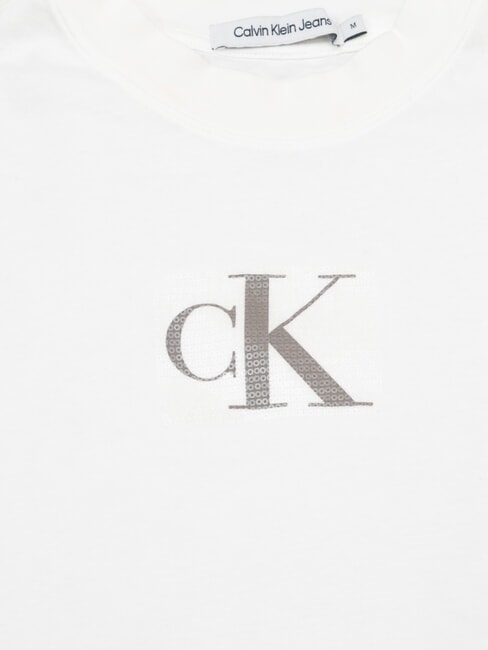 CK JEANS Kurz&auml;rmeliges, lang&auml;rmeliges T-Shirt strahlendes Wei&szlig; - T-Shirts und Tops f&uuml;r Damen