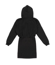 CALVIN KLEIN CK JEANS Kapuzenkleid ck Schwarz/Hellwei&szlig; - Damenkleider - 3