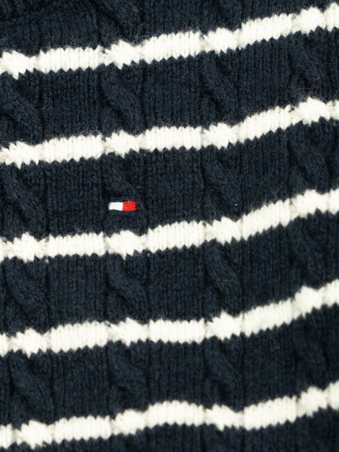 TH Rundhalspullover nautischer Streifen - Kinderpullover