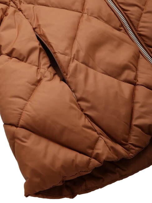 TH Kapuzenjacke nat&uuml;rlicher Cognac - Damenjacken