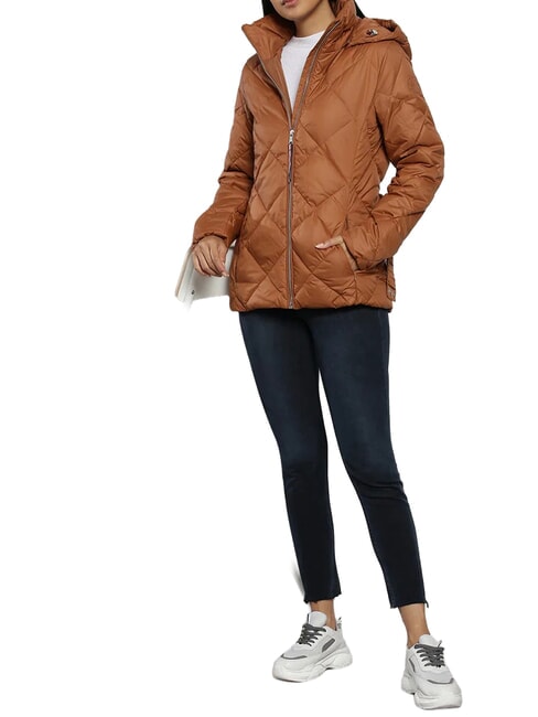 TH Kapuzenjacke nat&uuml;rlicher Cognac - Damenjacken