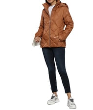 TOMMY HILFIGER TH Kapuzenjacke nat&uuml;rlicher Cognac - Damenjacken - 8