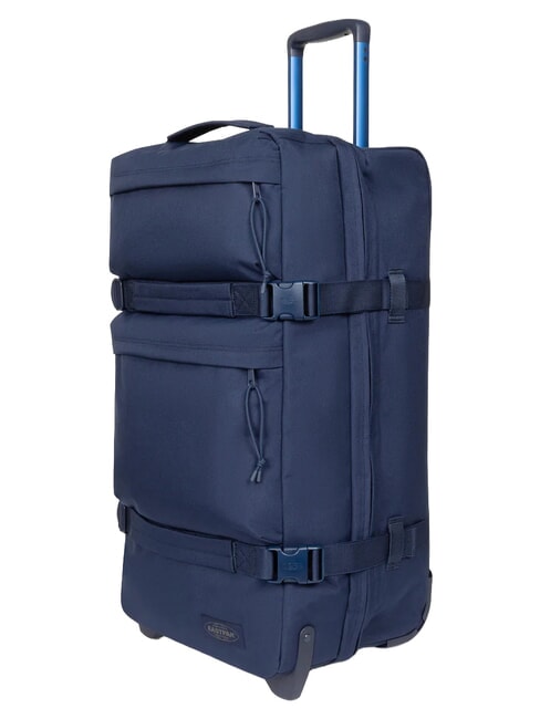 TRANSIT'R PLUS L Gro&szlig;er Einkaufswagen einfarbiges Marineblau - Halbharte Trolleys