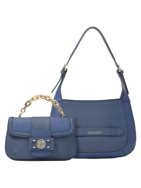 CHAIN Schultertasche, verstellbar Blau - Damentaschen