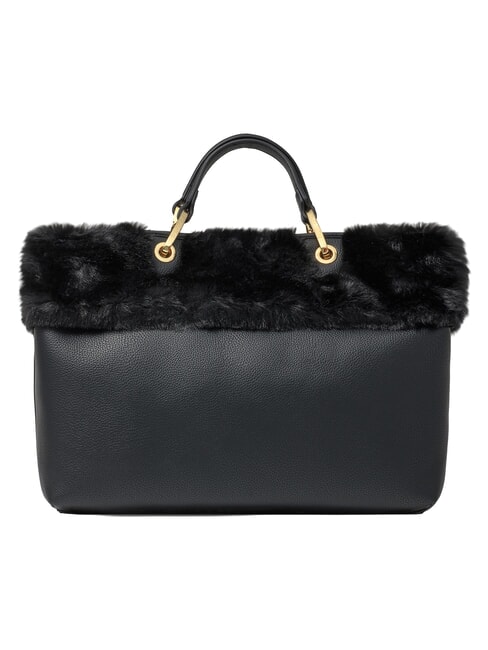 BETH FUR Handtasche mit Clutch Schwarz - Damentaschen