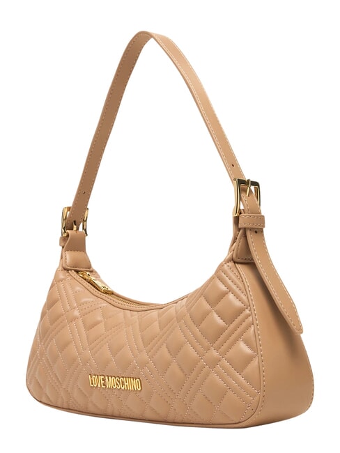 QUILTED Umh&auml;ngetasche Beige - Damentaschen