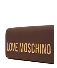 LOVE MOSCHINO SMART DAILY Mini-Schultertasche Schokolade2 - Damentaschen - 4