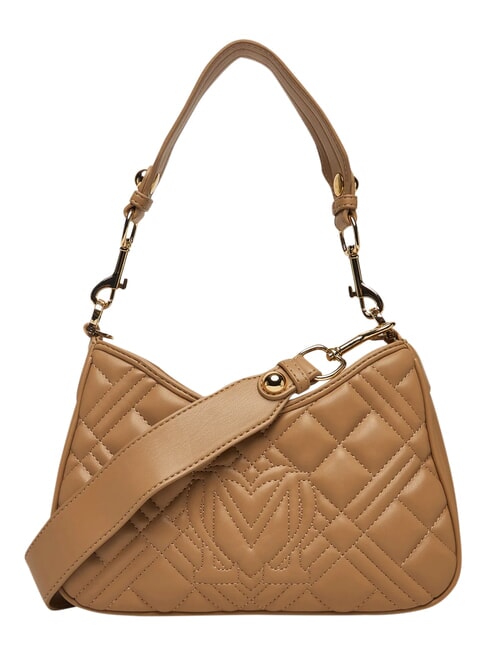 QUILTED Tasche mit Doppelfunktion Beige - Damentaschen