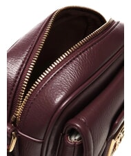 LOVE MOSCHINO LOCKED IN GOLD Mini-Schultertasche Wein - Damentaschen - 4