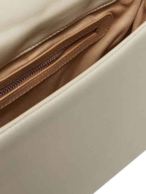 EMBOSSED Schultertasche / Umh&auml;ngetasche Elfenbein - Damentaschen