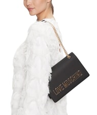 LOVE MOSCHINO BOLD LOVE Schultertasche mit Kette Schwarz - Damentaschen - 2
