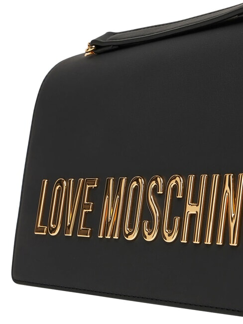 BOLD LOVE Schultertasche mit Kette Schwarz - Damentaschen