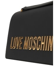 LOVE MOSCHINO BOLD LOVE Schultertasche mit Kette Schwarz - Damentaschen - 4