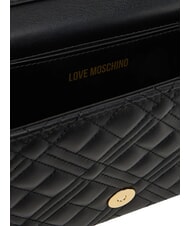 LOVE MOSCHINO SMART DAILY Clutch mit Kette Schwarz - Damentaschen - 6