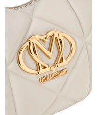 LOVE MOSCHINO EMBOSSED Umh&auml;ngetasche Elfenbein - Damentaschen - 5