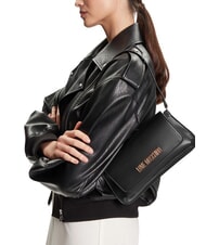LOVE MOSCHINO SMART DAILY Umh&auml;ngetasche Schwarz - Damentaschen - 2