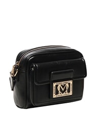 LOVE MOSCHINO LOCKED IN GOLD Mini-Schultertasche Schwarz - Damentaschen - 2