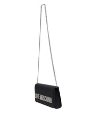 LOVE MOSCHINO SMART DAILY Clutch mit Kette Schwarz Schwarz - Damentaschen - 3