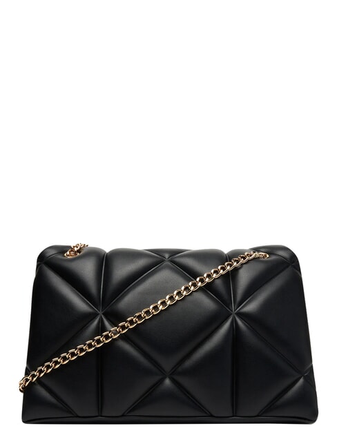 EMBOSSED Schultertasche / Umh&auml;ngetasche Schwarz - Damentaschen