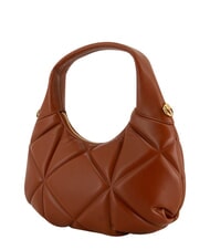 LOVE MOSCHINO EMBOSSED Handtasche mit Schulterriemen Kastanie - Damentaschen - 4