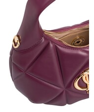 LOVE MOSCHINO EMBOSSED Handtasche mit Schulterriemen Wein - Damentaschen - 4