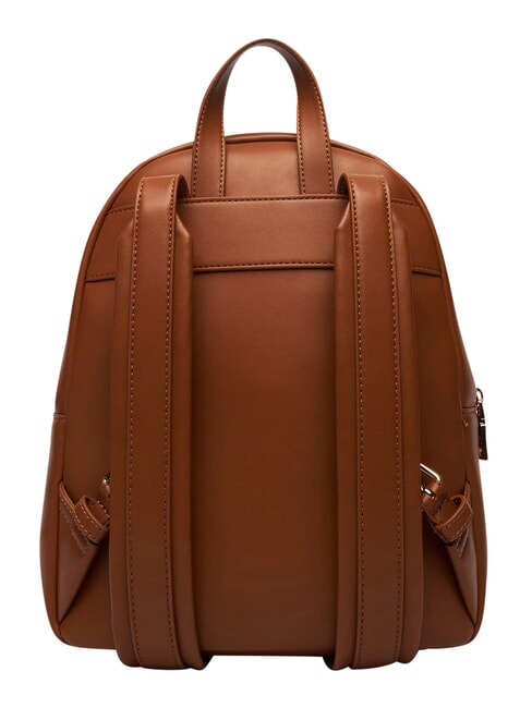 EMBOSSED Rucksack mit Vordertasche Kastanie - Damentaschen