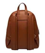LOVE MOSCHINO EMBOSSED Rucksack mit Vordertasche Kastanie - Damentaschen - 4