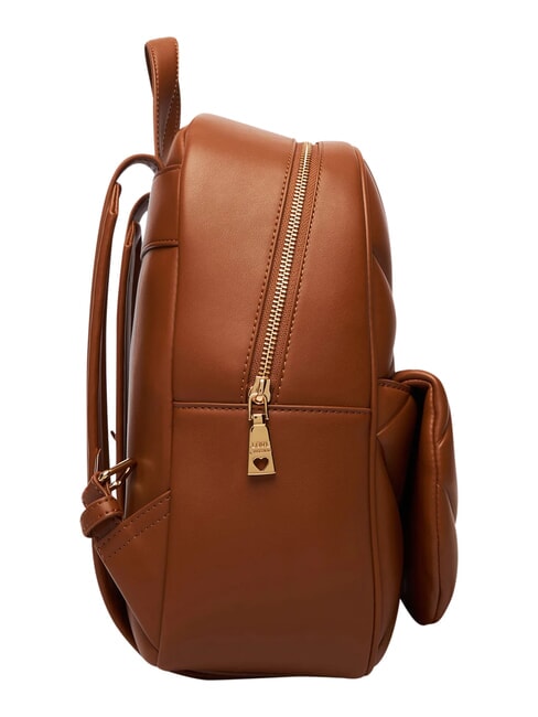 EMBOSSED Rucksack mit Vordertasche Kastanie - Damentaschen