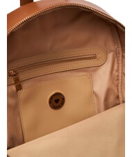 LOVE MOSCHINO EMBOSSED Rucksack mit Vordertasche Kastanie - Damentaschen - 5
