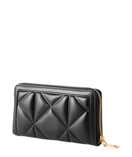 LOVE MOSCHINO EMBOSSED Gro&szlig;e Geldb&ouml;rse mit Rei&szlig;verschluss Schwarz - Brieftaschen Damen - 2