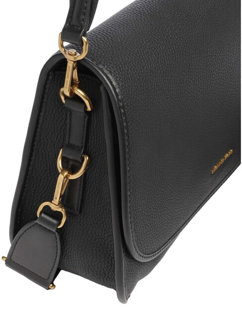 HOLMES Schultertasche mit Schultergurt Schwarz - Damentaschen