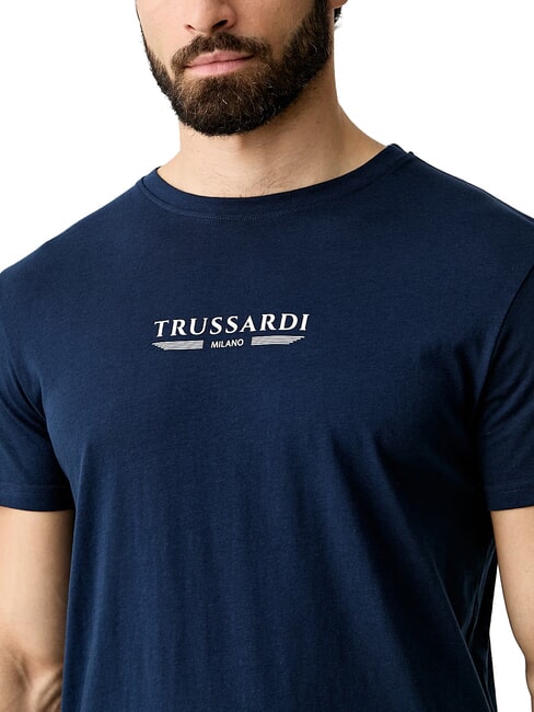 BASIC Kurz&auml;rmeliges Baumwoll-T-Shirt Marine - Herren-T-Shirts