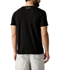 TRUSSARDI BASIC Kurz&auml;rmeliges Baumwoll-T-Shirt Schwarz - Herren-T-Shirts - 2