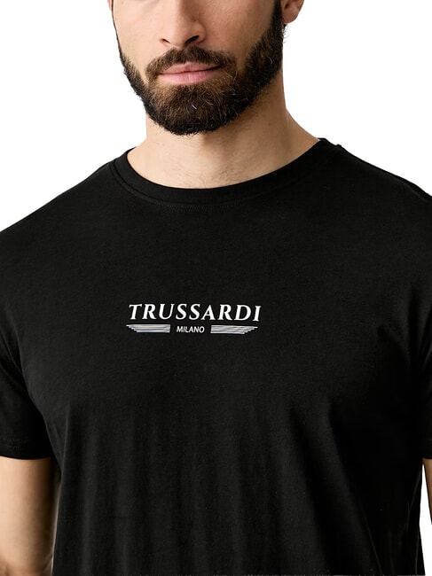 BASIC Kurz&auml;rmeliges Baumwoll-T-Shirt Schwarz - Herren-T-Shirts