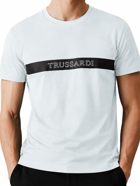 DIGITAL LEVRIERO Kurz&auml;rmeliges Baumwoll-T-Shirt azurblau - Herren-T-Shirts