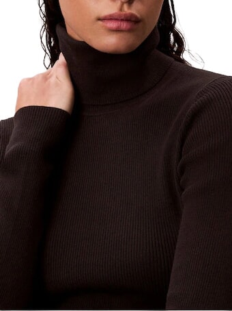 CK JEANS Rollkragenpullover, lange &Auml;rmel ck schwarz - Damenpullover