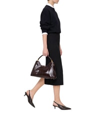 GIANNI CHIARINI AURORA Handtasche mit Schulterriemen aus Leder antiker Rubin - Damentaschen - 2