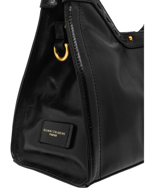 AURORA Handtasche mit Schulterriemen aus Leder Schwarz - Damentaschen
