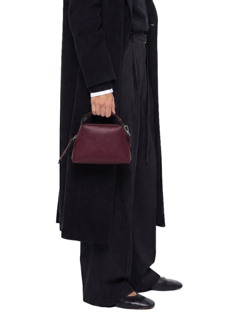 ALIFA  Mini-Handtasche mit Schultergurt antiker Rubin - Damentaschen