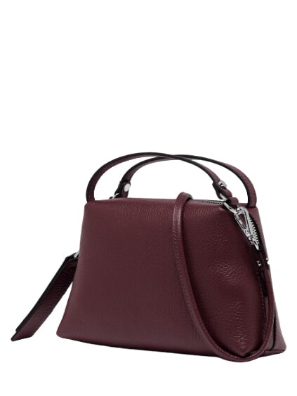 ALIFA  Mini-Handtasche mit Schultergurt antiker Rubin - Damentaschen