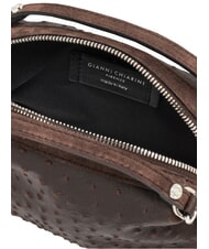 GIANNI CHIARINI ALIFA Mini-Handtasche mit Schulterriemen aus Leder ausgedr&uuml;ckt - Damentaschen - 6