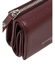 GIANNI CHIARINI WALLETS GRAIN Kleine Geldb&ouml;rse aus genarbtem Leder antiker Rubin - Brieftaschen Damen - 5