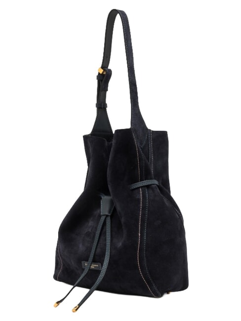 SIENNA Lederbeutel, Schultertasche Nacht - Damentaschen