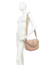 GIANNI CHIARINI HELENA ROUND Schultertasche mit Schulterriemen, aus Leder NAVY BLAU - Damentaschen - 5