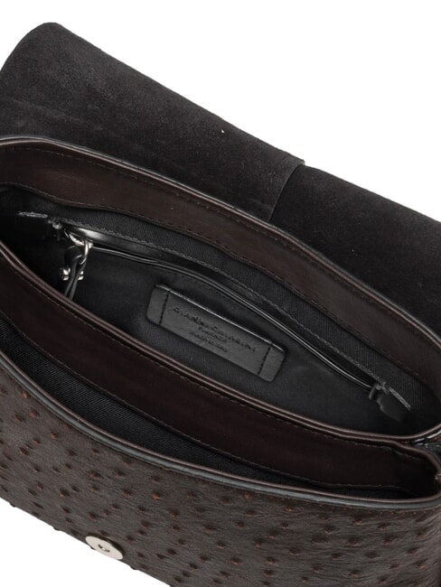 HELENA ROUND Schultertasche mit Schulterriemen, aus Leder ausgedr&uuml;ckt - Damentaschen
