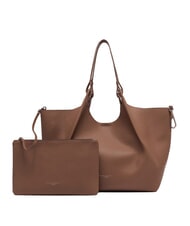 GIANNI CHIARINI DUA Gro&szlig;e Umh&auml;ngetasche aus Leder Waln&uuml;sse - Damentaschen - 7