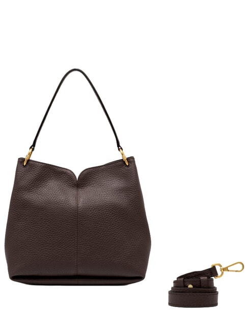 SANDRA Schultertasche mit Schulterriemen, aus Leder ausgedr&uuml;ckt - Damentaschen
