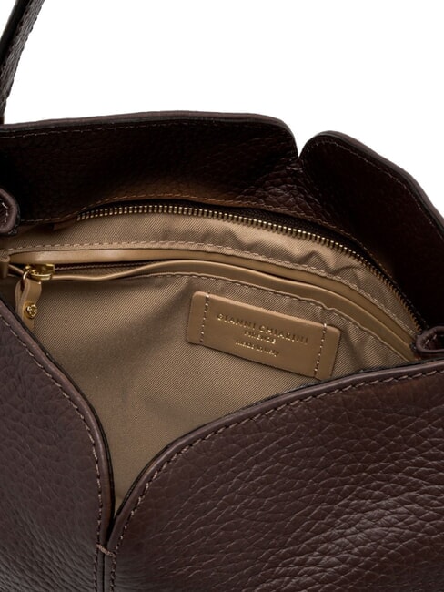SANDRA Schultertasche mit Schulterriemen, aus Leder ausgedr&uuml;ckt - Damentaschen