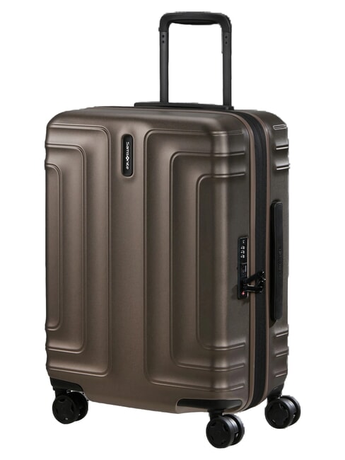 LIN'AIR Erweiterbarer Handgep&auml;cktrolley mattes Bronze - Handgep&auml;ck